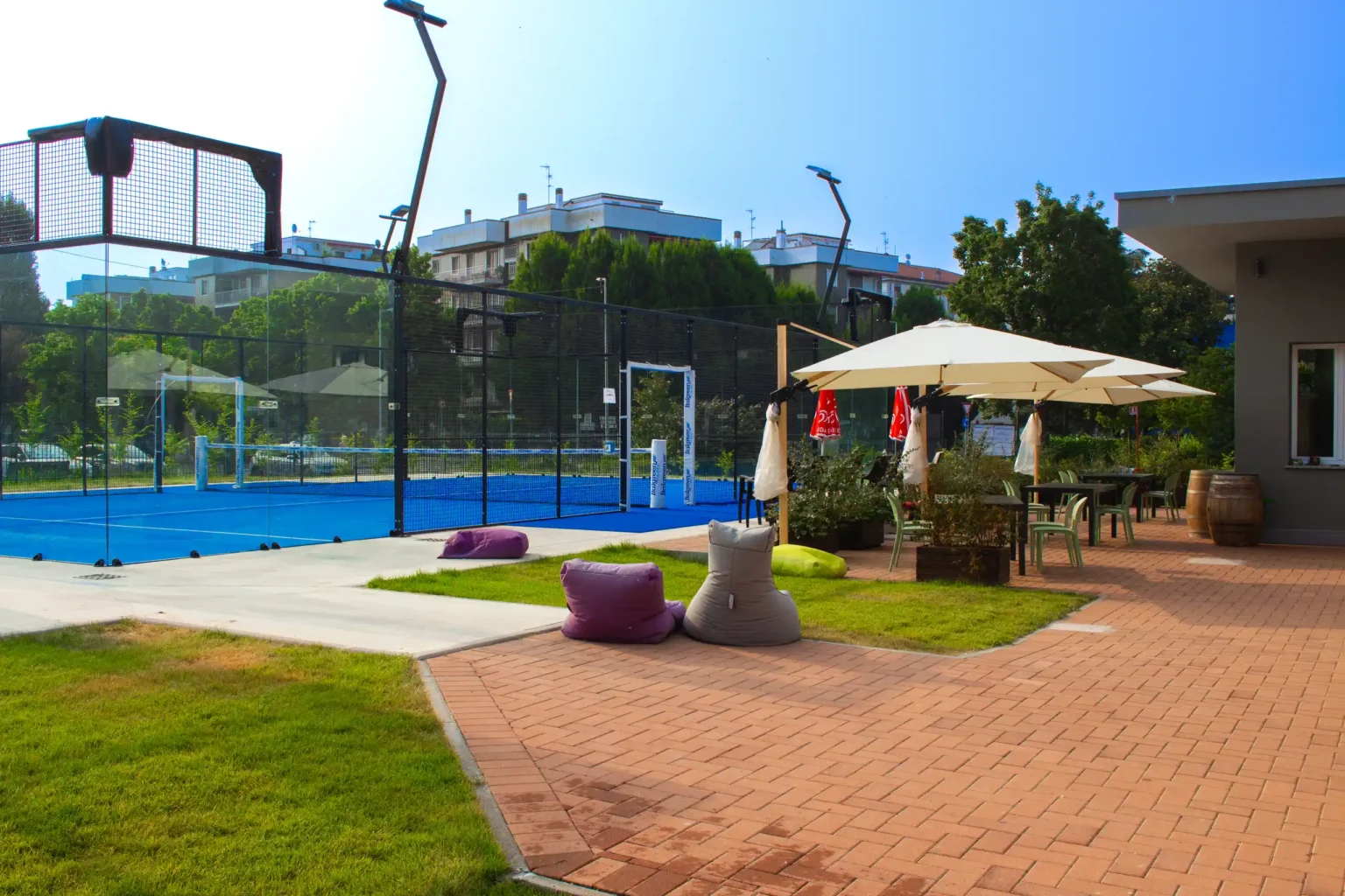 Campi da padel all'aperto